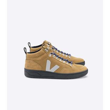 Veja RORAIMA SUEDE Hoog Dames Khaki | BE 359KOR